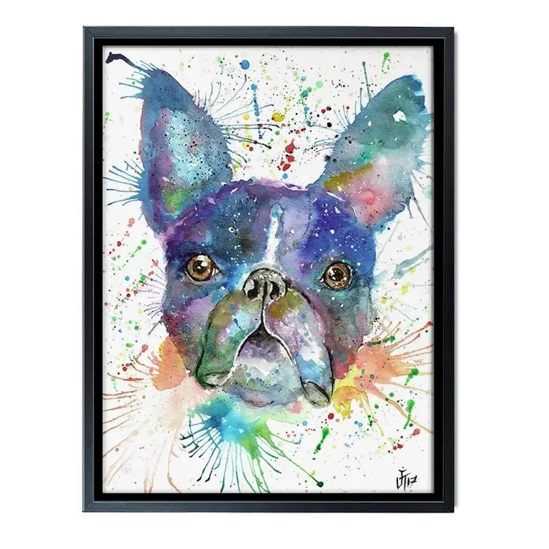 Bruno The Boston Terrier Canvas Print Bruno The Boston Terrier Canvas Print wall art product Jamie Taylor