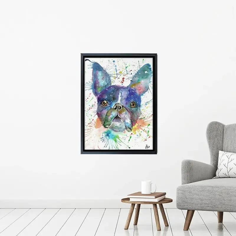 Bruno The Boston Terrier Canvas Print Bruno The Boston Terrier Canvas Print wall art product Jamie Taylor