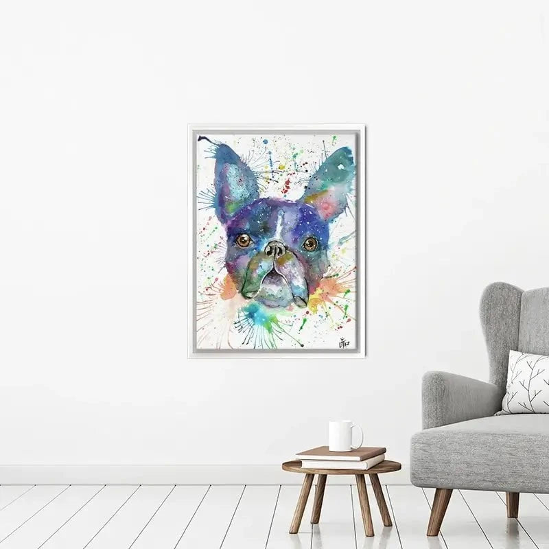 Bruno The Boston Terrier Canvas Print Bruno The Boston Terrier Canvas Print wall art product Jamie Taylor