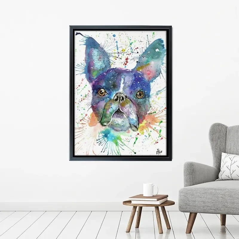 Bruno The Boston Terrier Canvas Print Bruno The Boston Terrier Canvas Print wall art product Jamie Taylor