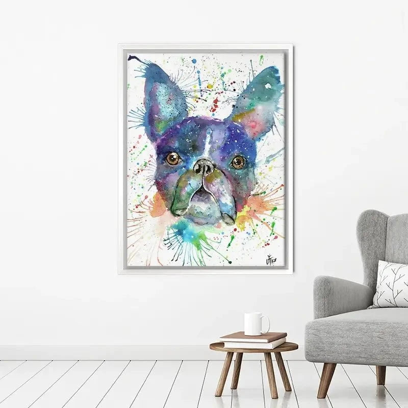 Bruno The Boston Terrier Canvas Print Bruno The Boston Terrier Canvas Print wall art product Jamie Taylor
