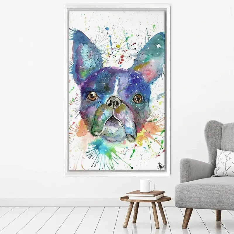 Bruno The Boston Terrier Canvas Print Bruno The Boston Terrier Canvas Print wall art product Jamie Taylor