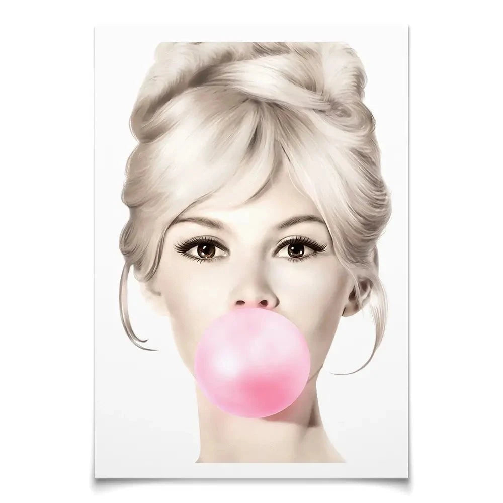 Bubblegum 3 Art Print Bubblegum 3 Art Print wall art product Art Print Shop