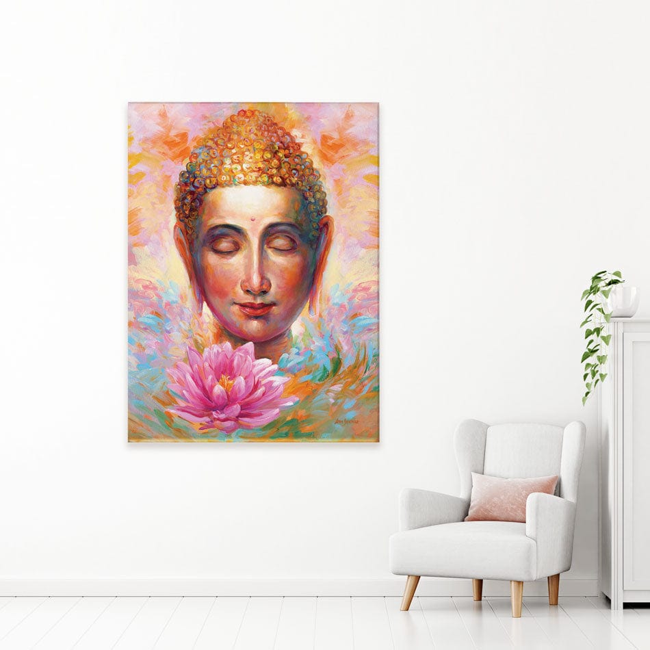 Buddha Canvas Print wall art product Leon Devenice