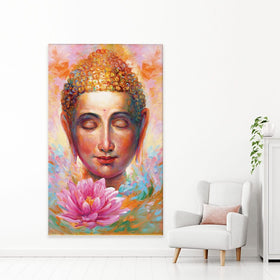 Buddha Canvas Print wall art product Leon Devenice