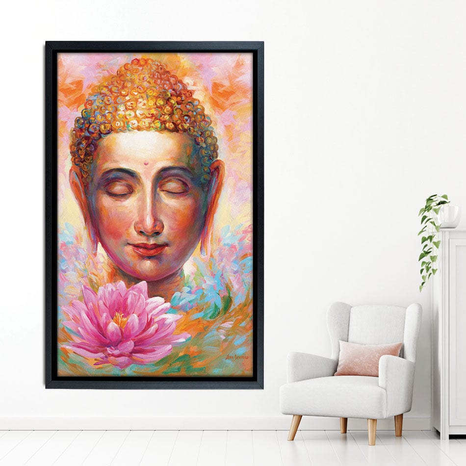 Buddha Canvas Print wall art product Leon Devenice