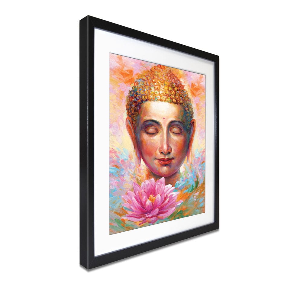 Buddha Framed Art Print wall art product Leon Devenice