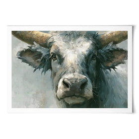 Bull Art Print Bull Art Print wall art product Petal Prints Design - Independent