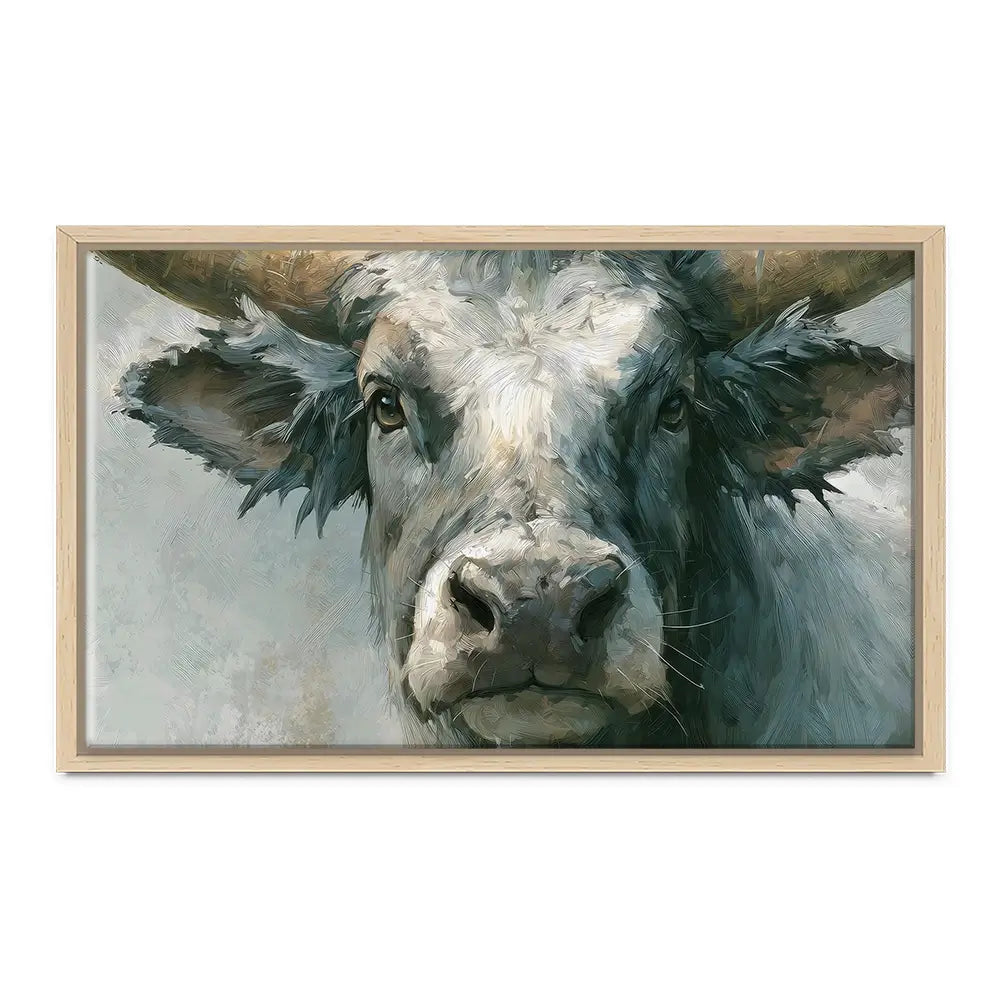 Bull Canvas Print Bull Canvas Print wall art product Petal Prints Design - Independent