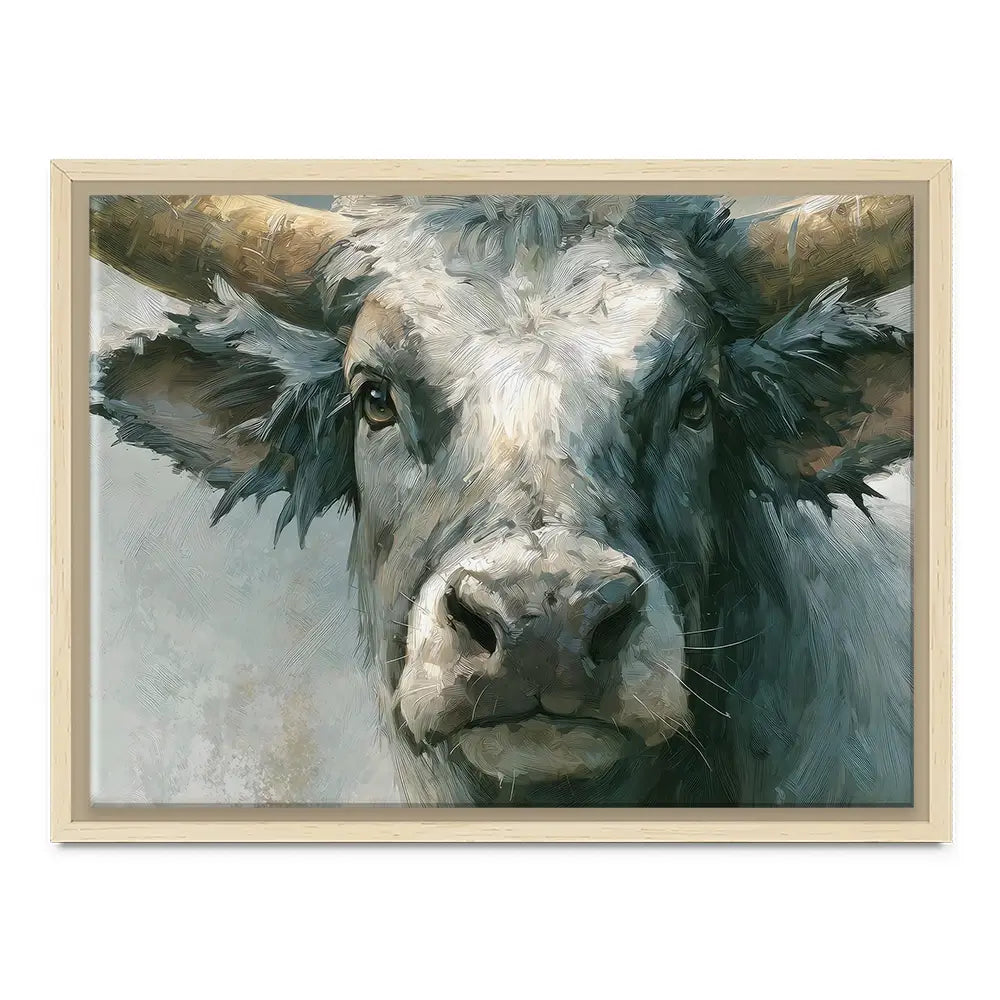Bull Canvas Print Bull Canvas Print wall art product Petal Prints Design - Independent