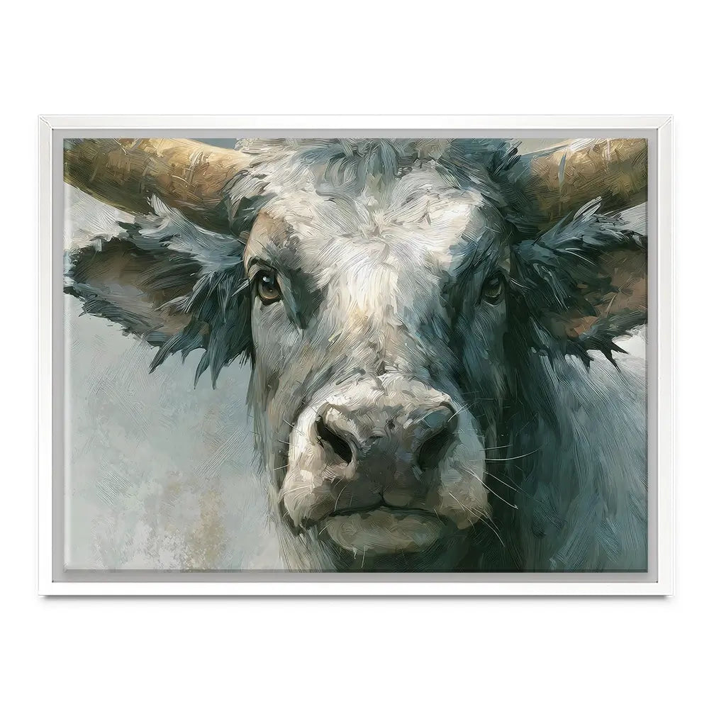 Bull Canvas Print Bull Canvas Print wall art product Petal Prints Design - Independent