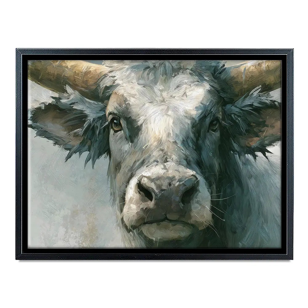 Bull Canvas Print Bull Canvas Print wall art product Petal Prints Design - Independent