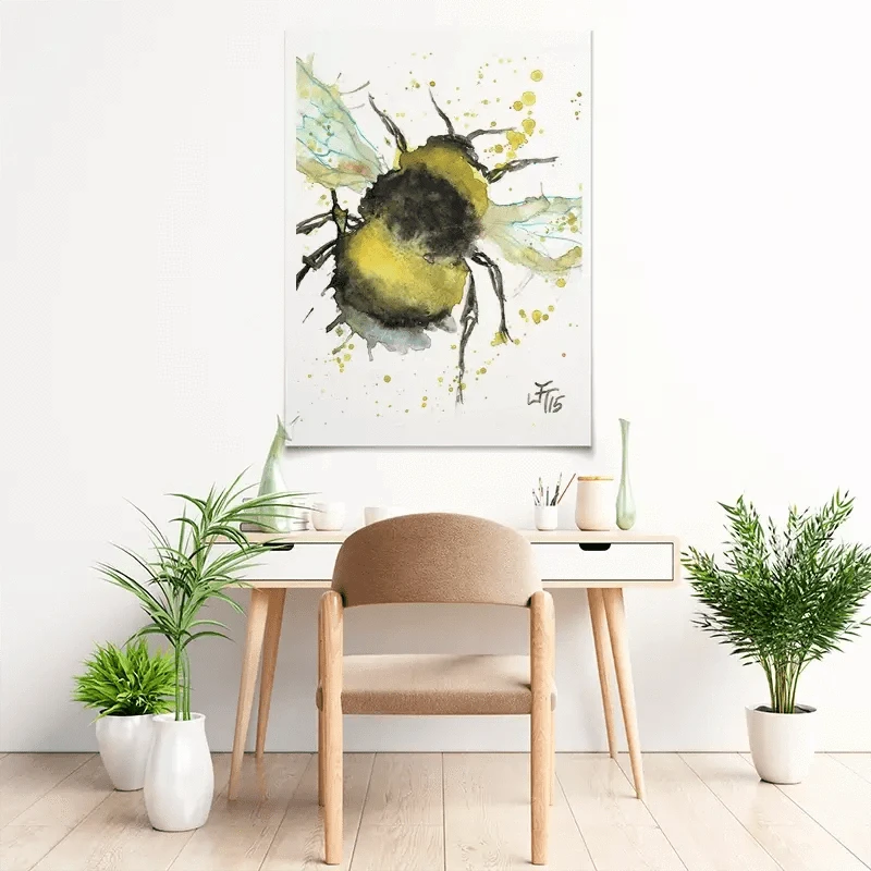 Bumblebee Art Print Bumblebee Art Print wall art product Jamie Taylor