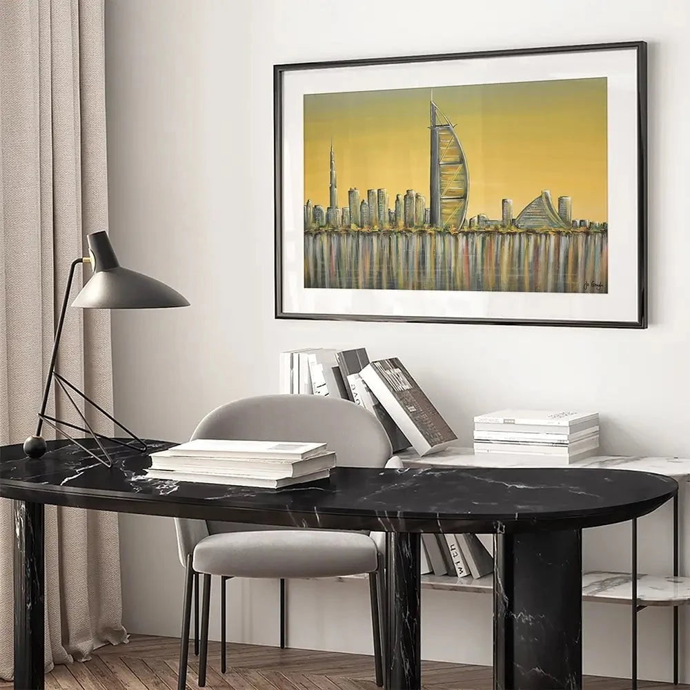Burj Al Arab Framed Art Print Burj Al Arab Framed Art Print wall art product Jo Gough