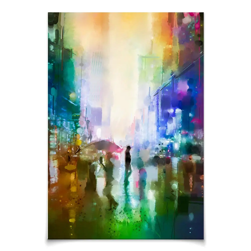 Busy Streets Art Print Busy Streets Art Print wall art product Art Print Shop