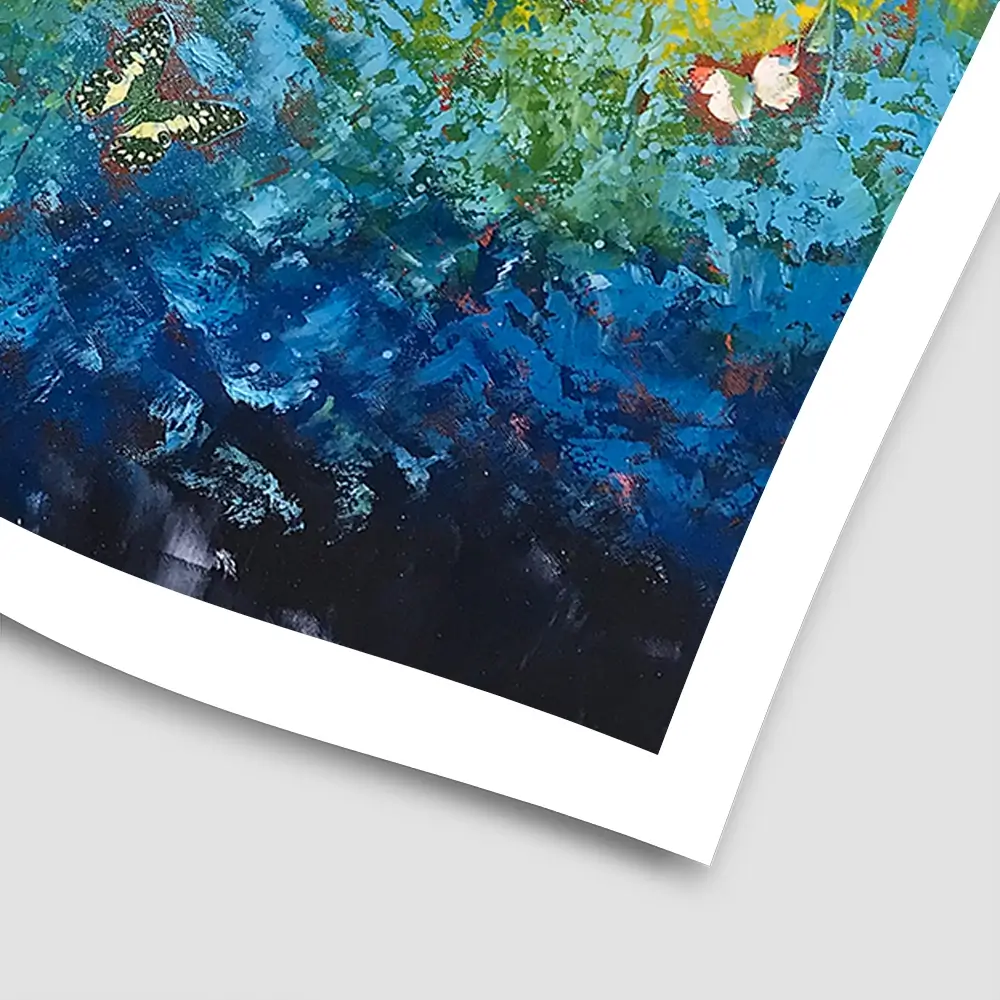 Butterflies Surrender To Love Square Art Print Butterflies Surrender To Love Square Art Print wall art product Laure Bury