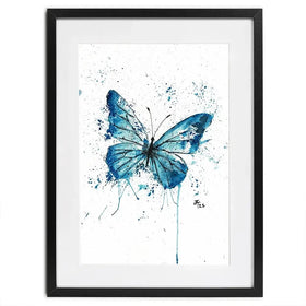 Butterfly Blues Framed Art Print Butterfly Blues Framed Art Print wall art product Jamie Taylor