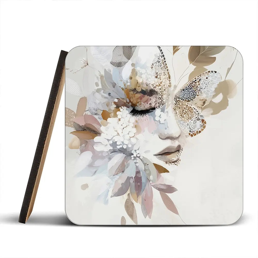 Butterfly Dust 2 Coaster Set Butterfly Dust 2 Coaster Set wall art product Bella Eve