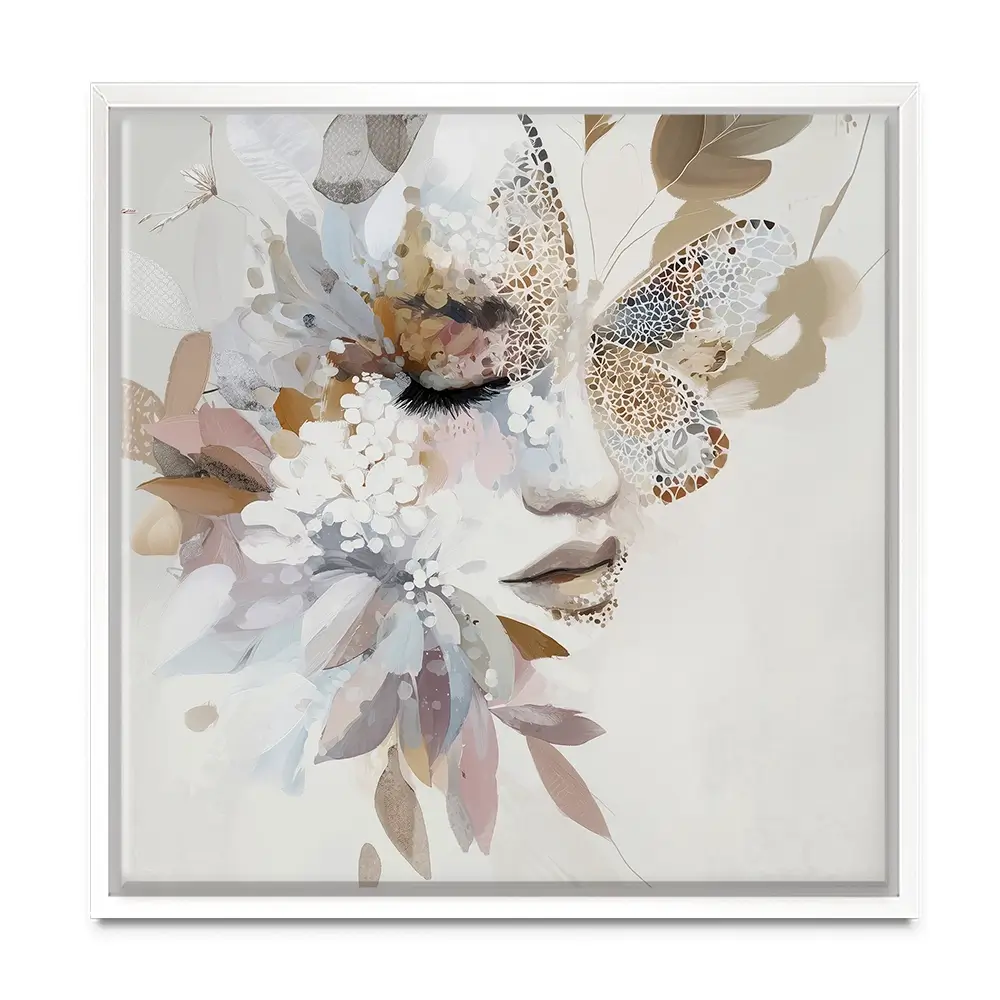 Butterfly Dust 2 Square Canvas Print Butterfly Dust 2 Square Canvas Print wall art product Bella Eve