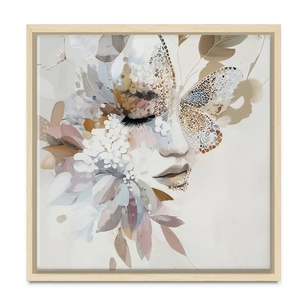 Butterfly Dust 2 Square Canvas Print Butterfly Dust 2 Square Canvas Print wall art product Bella Eve