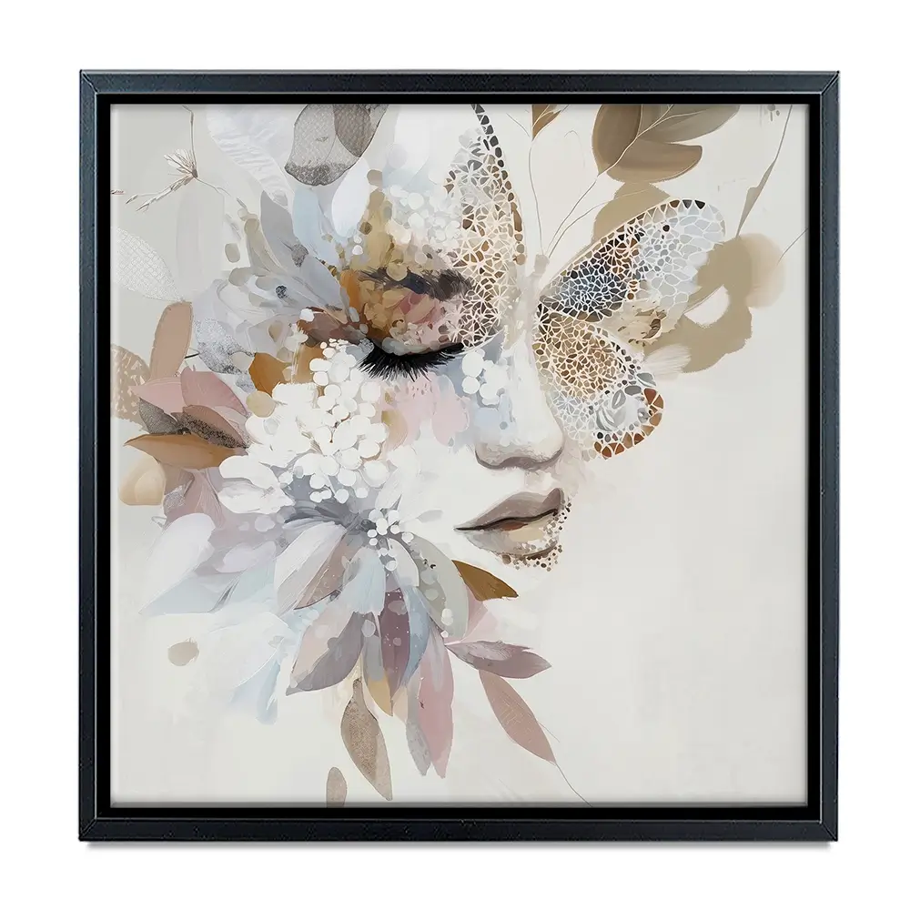 Butterfly Dust 2 Square Canvas Print Butterfly Dust 2 Square Canvas Print wall art product Bella Eve