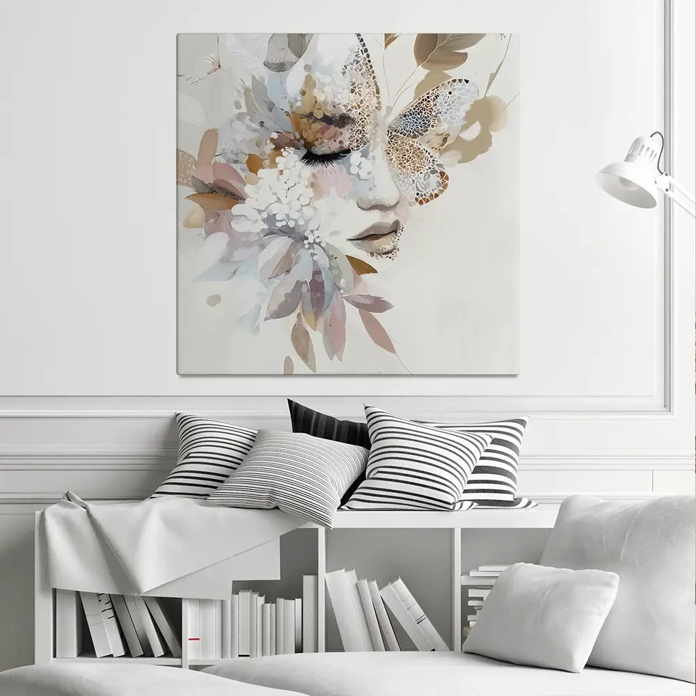 Butterfly Dust 2 Square Canvas Print Butterfly Dust 2 Square Canvas Print wall art product Bella Eve
