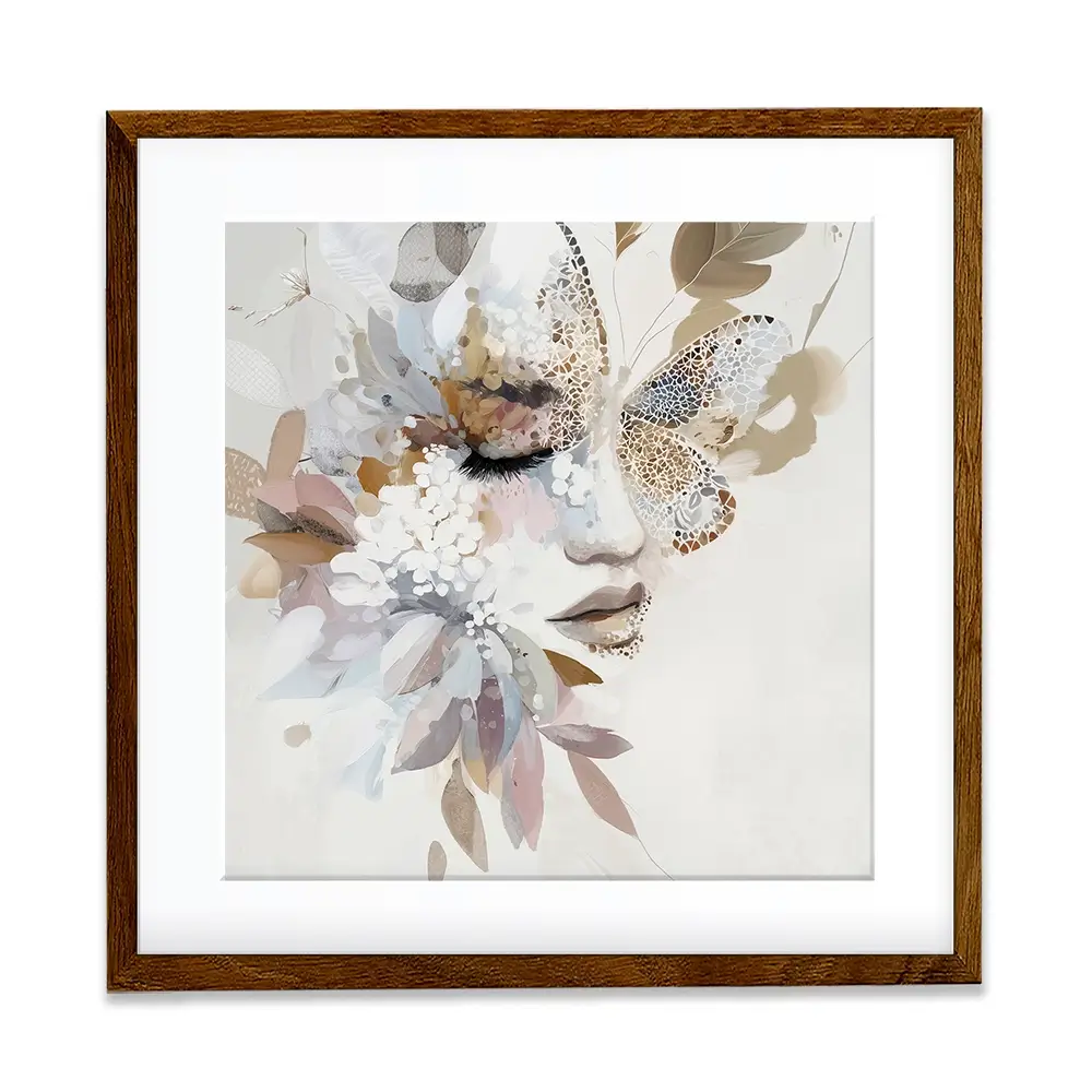 Butterfly Dust 2 Square Framed Art Print Butterfly Dust 2 Square Framed Art Print wall art product Bella Eve