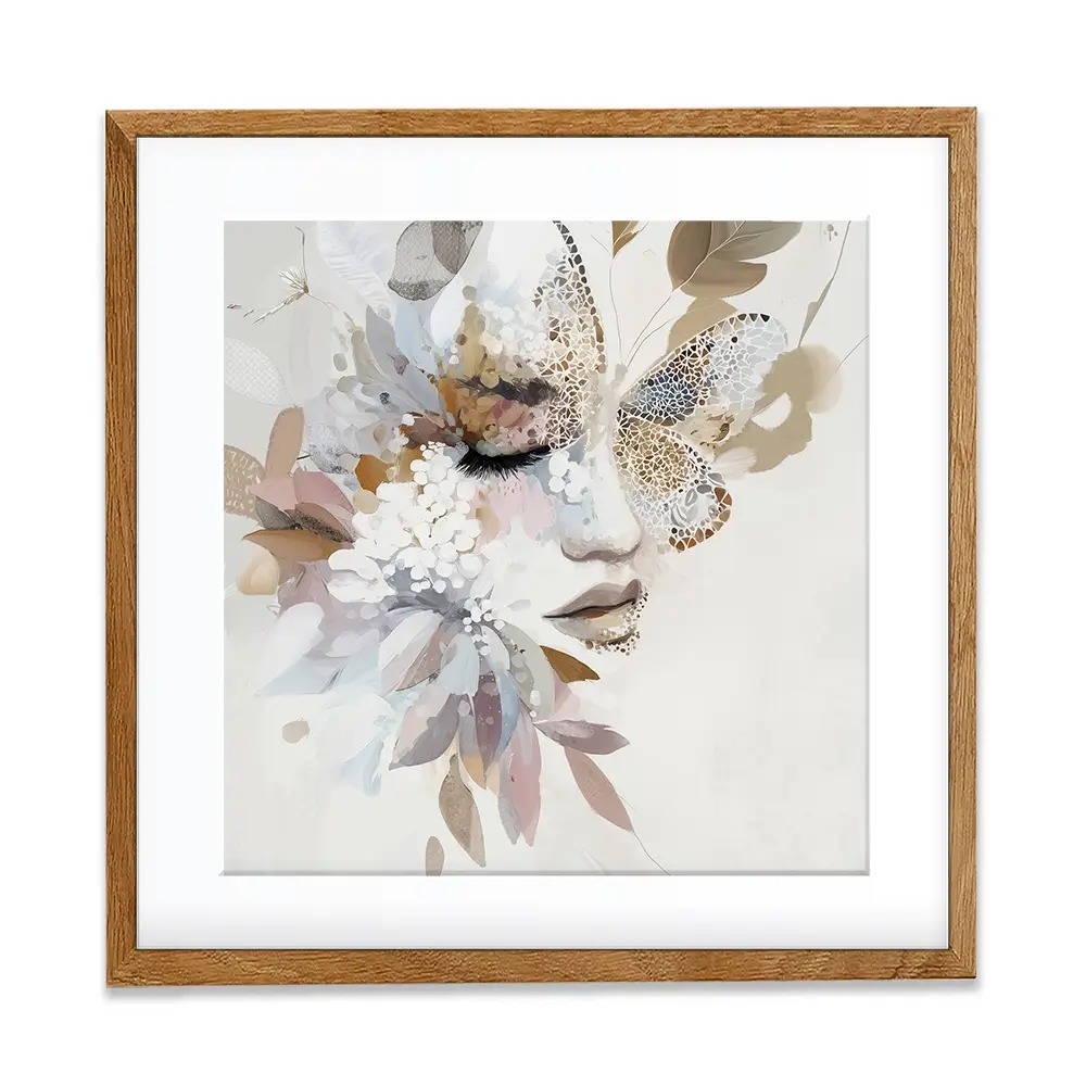 Butterfly Dust 2 Square Framed Art Print Butterfly Dust 2 Square Framed Art Print wall art product Bella Eve
