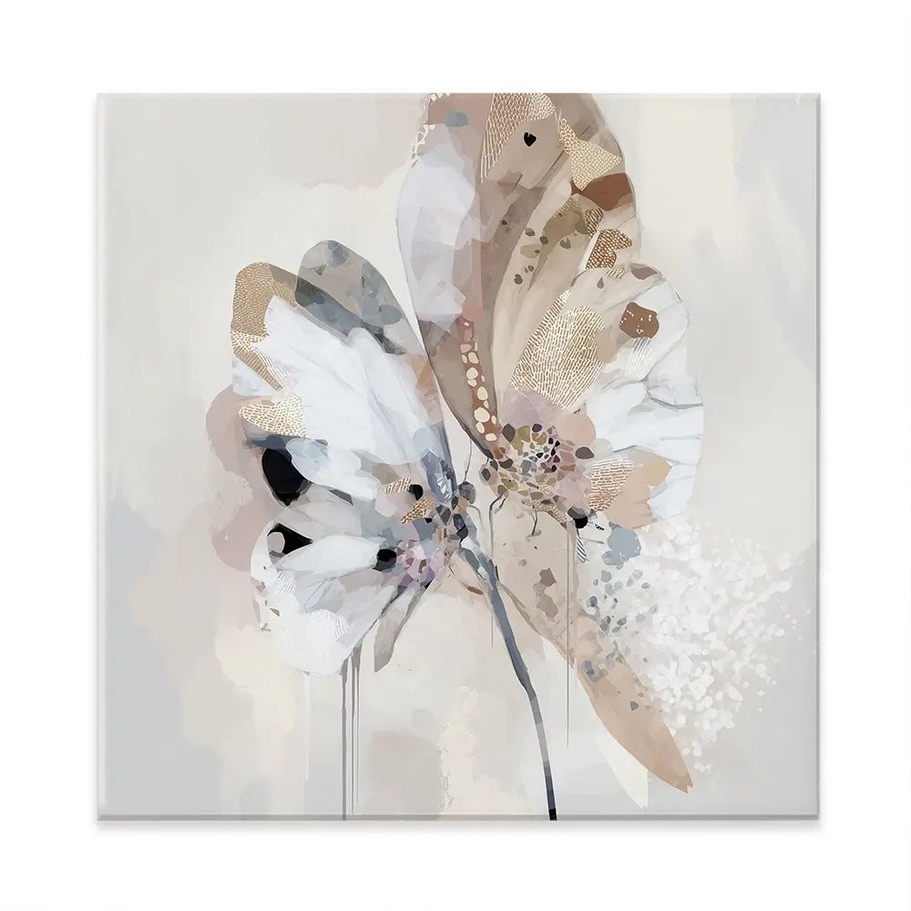 Butterfly Dust Square Canvas Print Butterfly Dust Square Canvas Print wall art product Bella Eve
