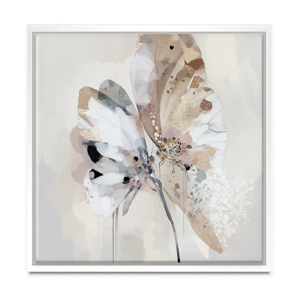 Butterfly Dust Square Canvas Print Butterfly Dust Square Canvas Print wall art product Bella Eve