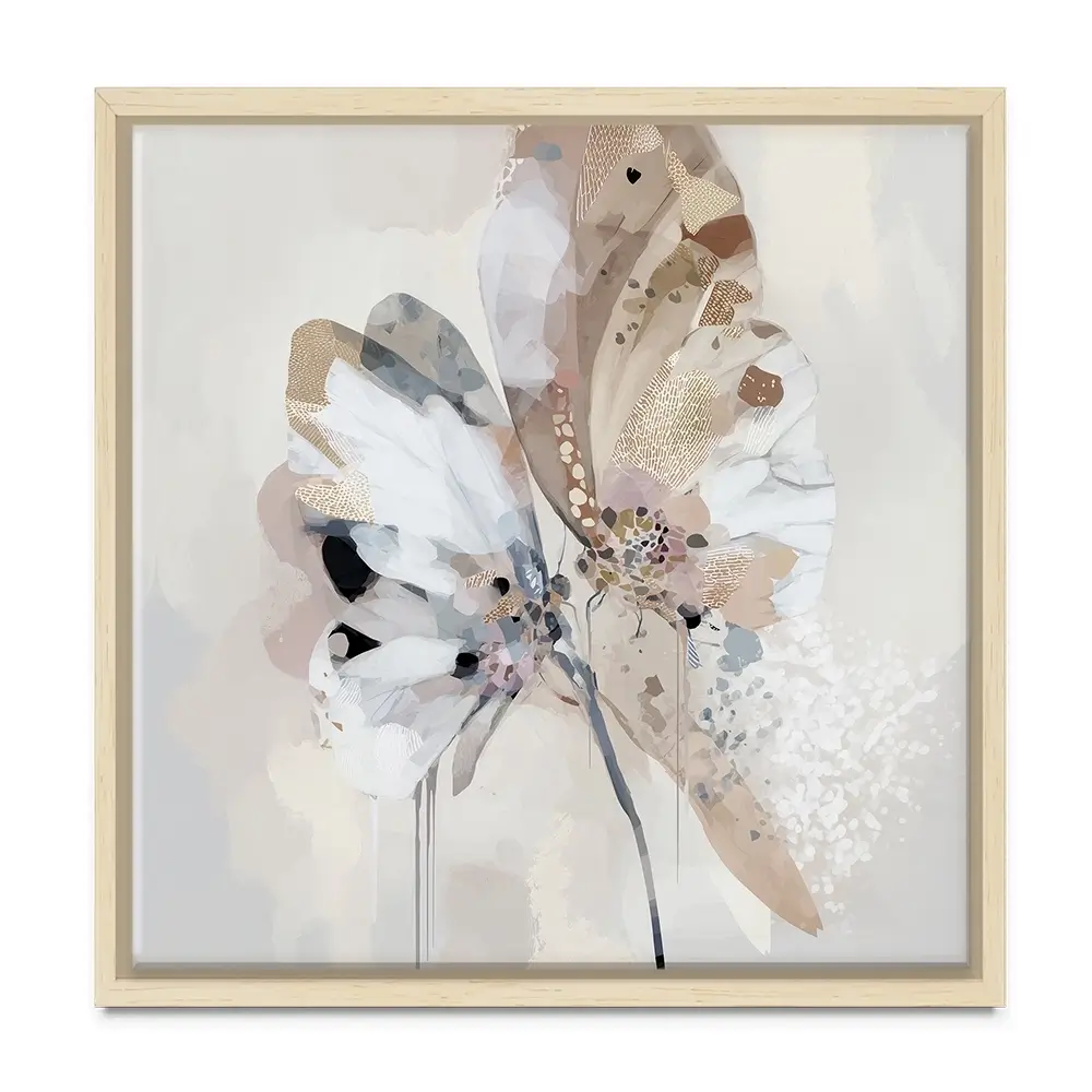 Butterfly Dust Square Canvas Print Butterfly Dust Square Canvas Print wall art product Bella Eve