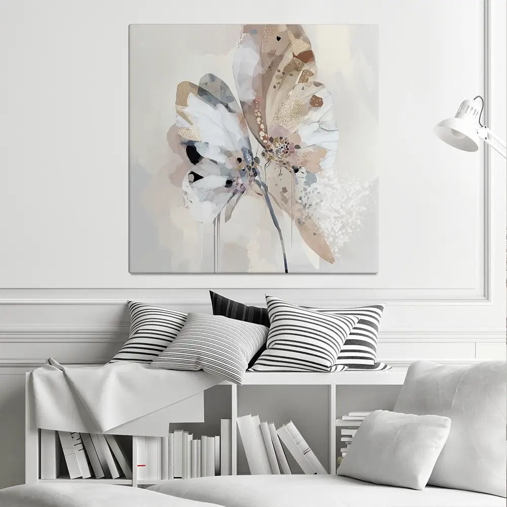 Butterfly Dust Square Canvas Print Butterfly Dust Square Canvas Print wall art product Bella Eve