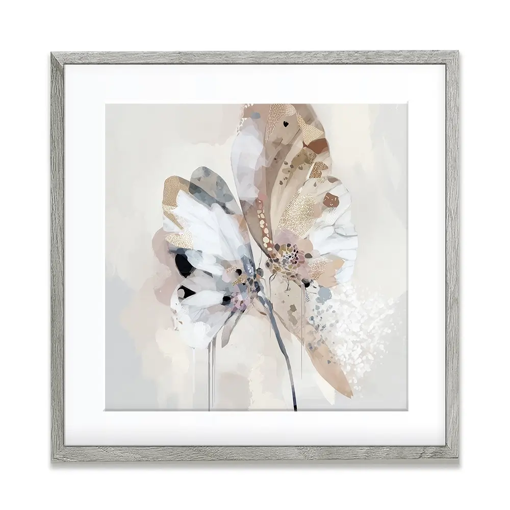 Butterfly Dust Square Framed Art Print Butterfly Dust Square Framed Art Print wall art product Bella Eve
