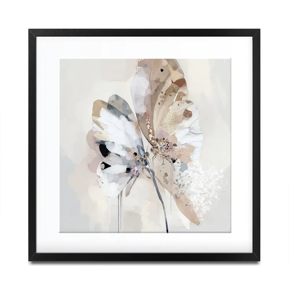 Butterfly Dust Square Framed Art Print Butterfly Dust Square Framed Art Print wall art product Bella Eve