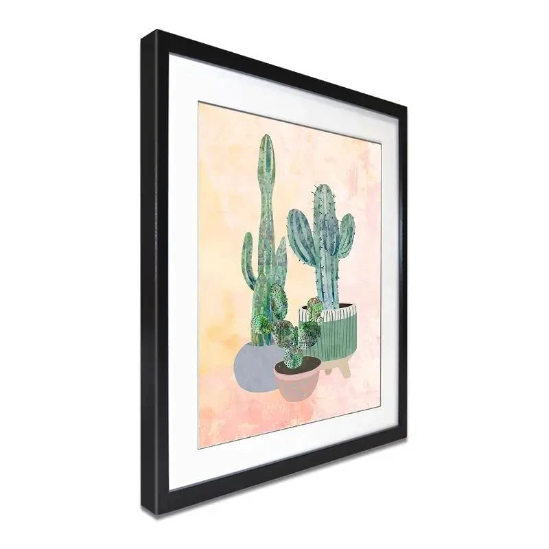 Cacti Framed Art Print Cacti Framed Art Print wall art product Sarah Manovski