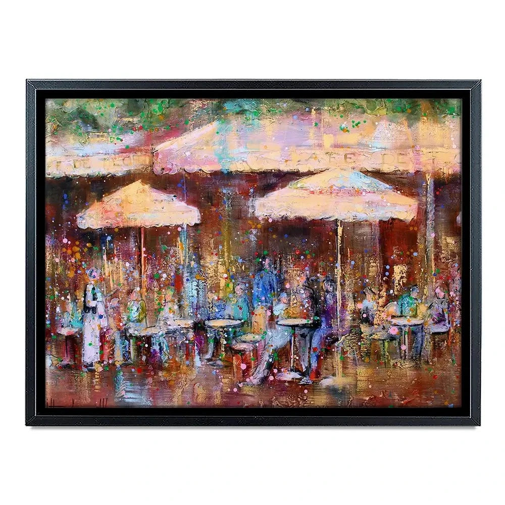 Café De Flore Canvas Print Café De Flore Canvas Print wall art product Studio Paint-Ing