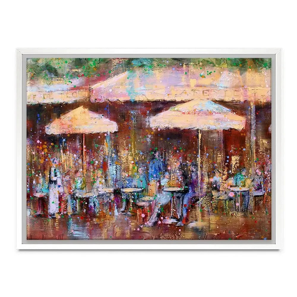 Café De Flore Canvas Print Café De Flore Canvas Print wall art product Studio Paint-Ing