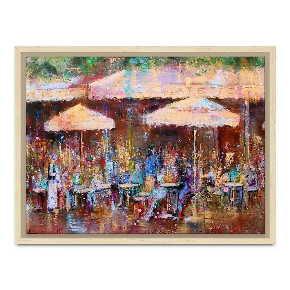 Café De Flore Canvas Print Café De Flore Canvas Print wall art product Studio Paint-Ing