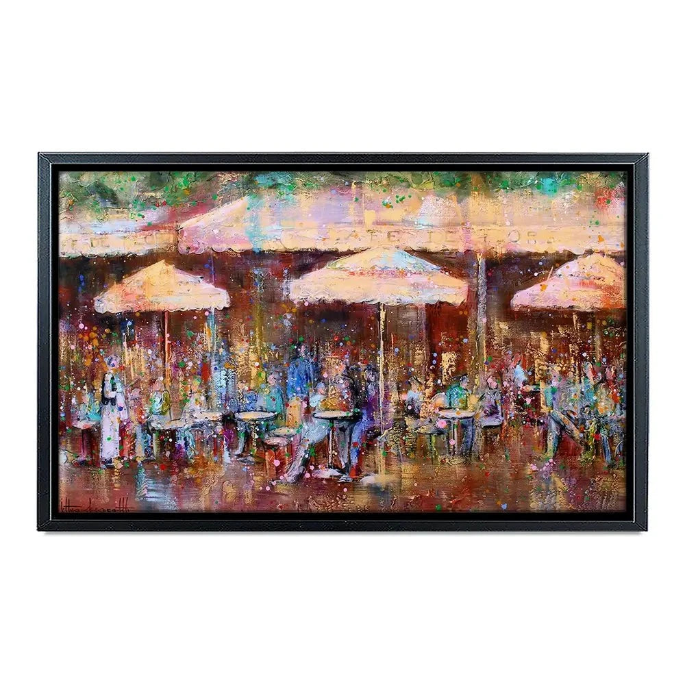 Café De Flore Canvas Print Café De Flore Canvas Print wall art product Studio Paint-Ing