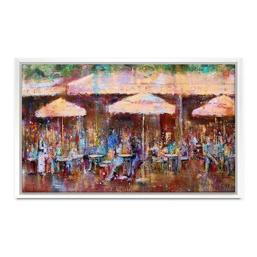Café De Flore Canvas Print Café De Flore Canvas Print wall art product Studio Paint-Ing