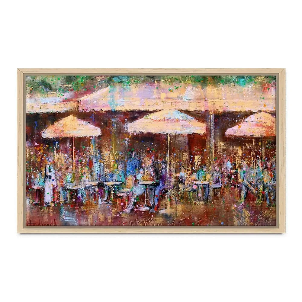 Café De Flore Canvas Print Café De Flore Canvas Print wall art product Studio Paint-Ing
