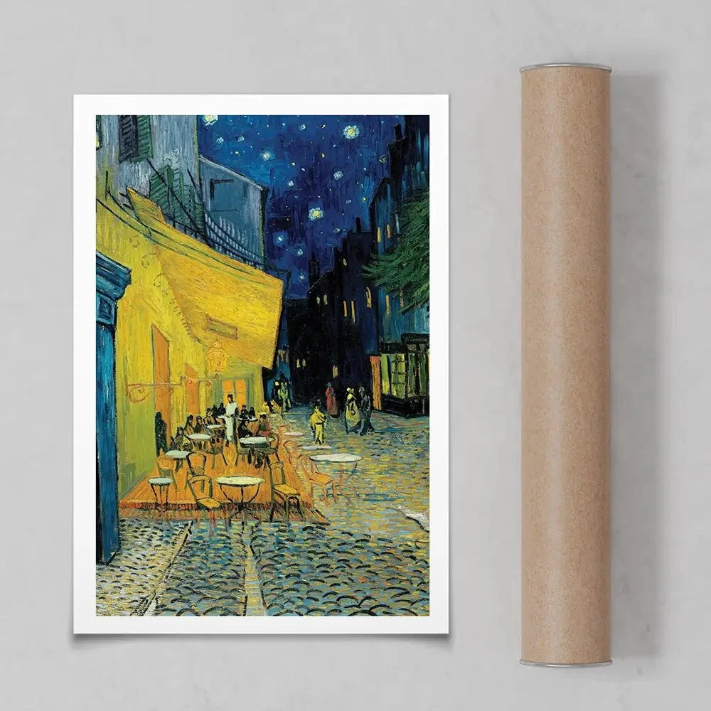 Cafe Terrace At Night Art Print Cafe Terrace At Night Art Print wall art product Vincent Van Gogh