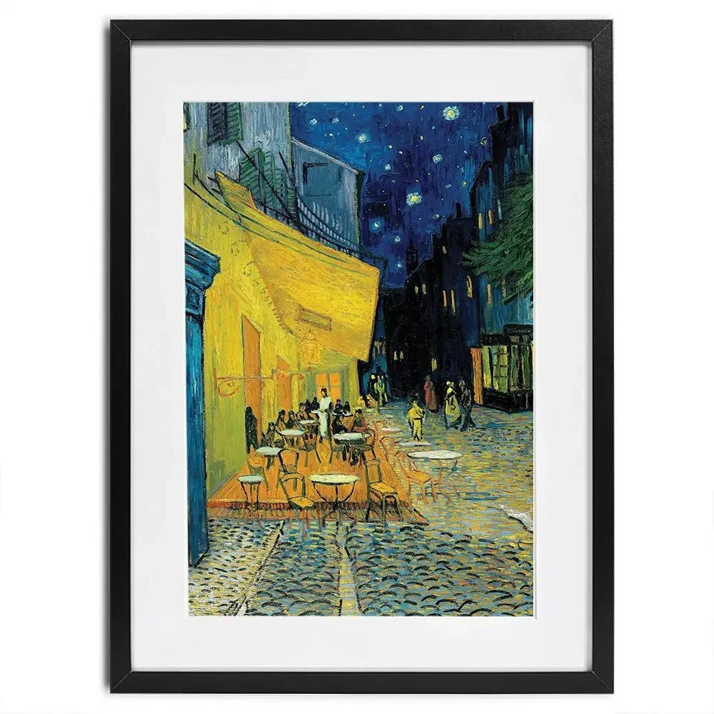 Cafe Terrace At Night Framed Art Print Cafe Terrace At Night Framed Art Print wall art product Vincent Van Gogh