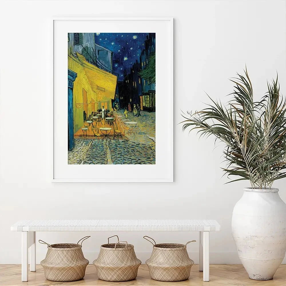 Cafe Terrace At Night Framed Art Print Cafe Terrace At Night Framed Art Print wall art product Vincent Van Gogh