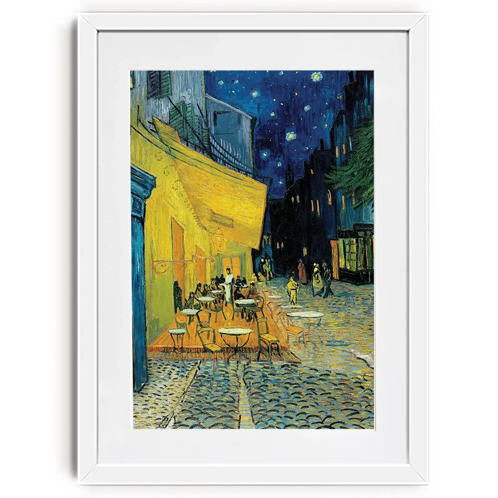 Cafe Terrace At Night Framed Art Print Cafe Terrace At Night Framed Art Print wall art product Vincent Van Gogh