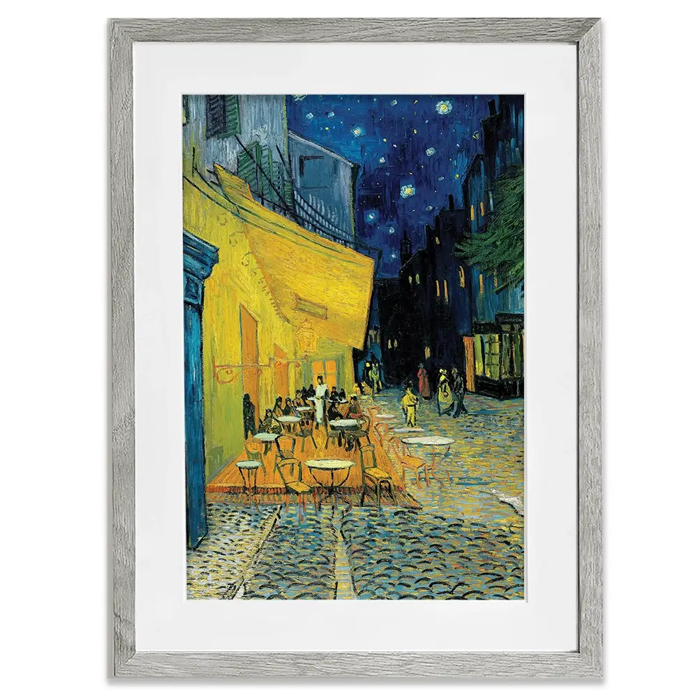Cafe Terrace At Night Framed Art Print Cafe Terrace At Night Framed Art Print wall art product Vincent Van Gogh