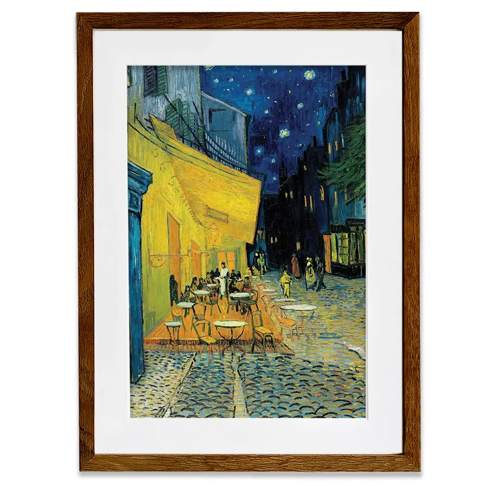 Cafe Terrace At Night Framed Art Print Cafe Terrace At Night Framed Art Print wall art product Vincent Van Gogh