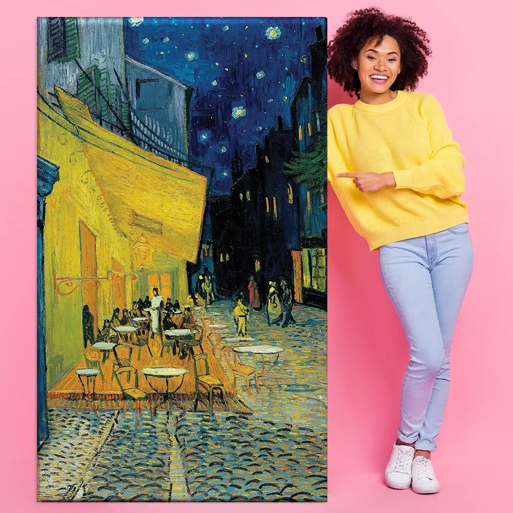 Cafe Terrace At Night Oversized Canvas Print Cafe Terrace At Night Oversized Canvas Print wall art product Vincent Van Gogh