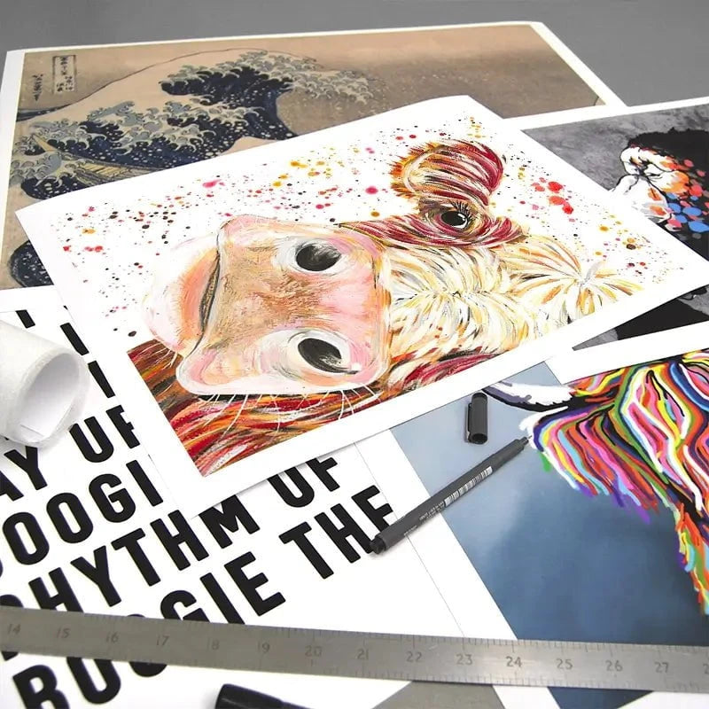 Caleb Cow Art Print Caleb Cow Art Print wall art product Emma LC Art