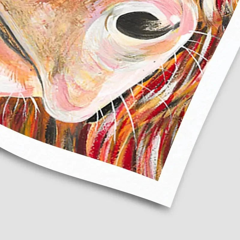 Caleb Cow Art Print Caleb Cow Art Print wall art product Emma LC Art